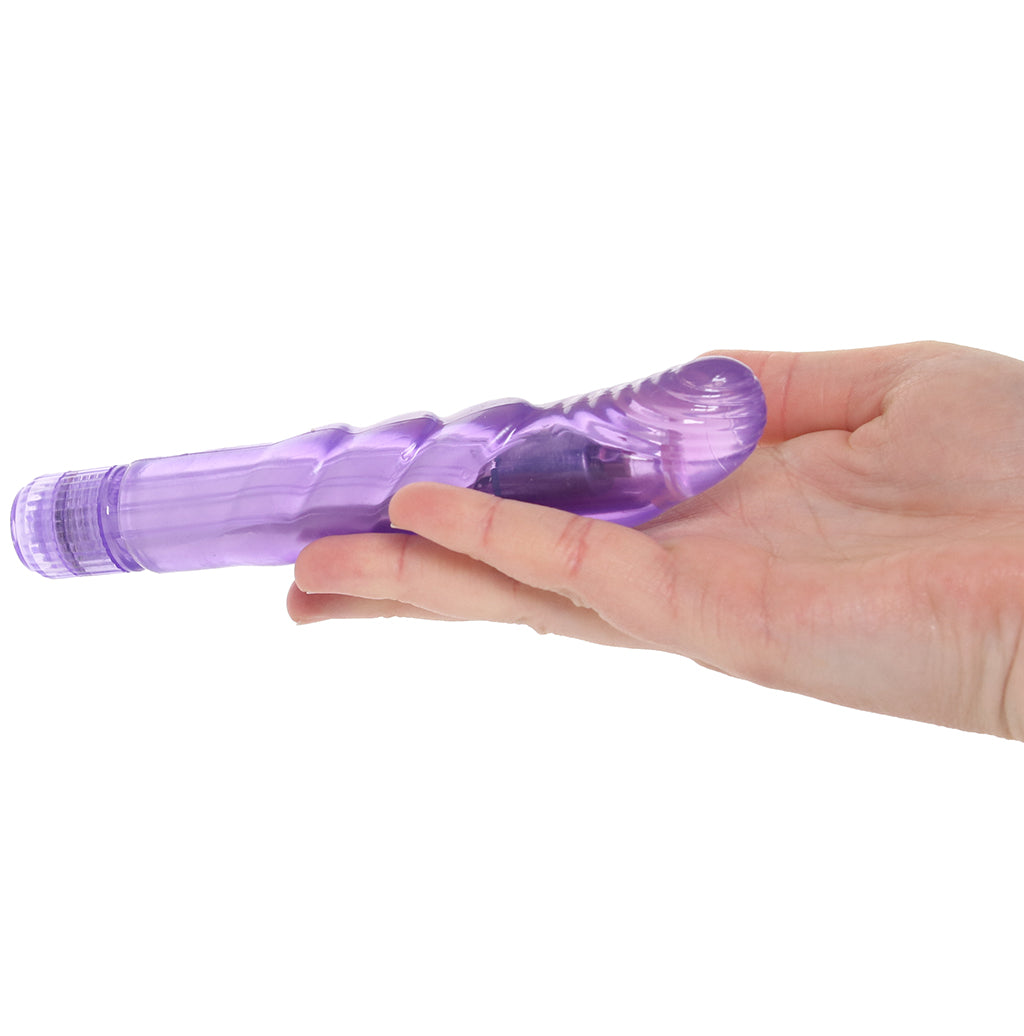 Basic Essentials Slim Softee Vibe in Purple Vibrators > G-Spot Vibrators - Tophatter Daily Deals
