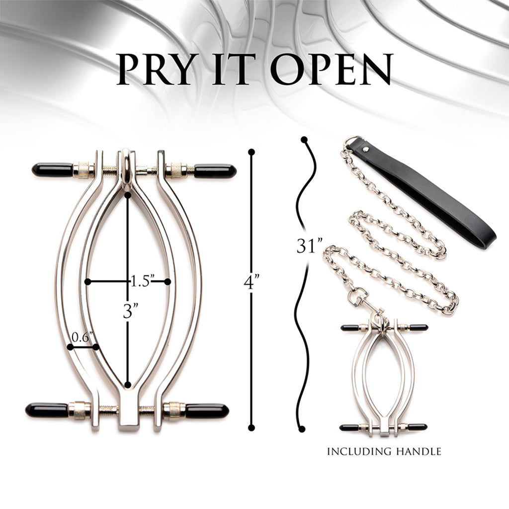 Master Series Pussy Tugger Pussy Clamp and Leash Bondage and Fetish > Restraints - Tophatter Daily Deals