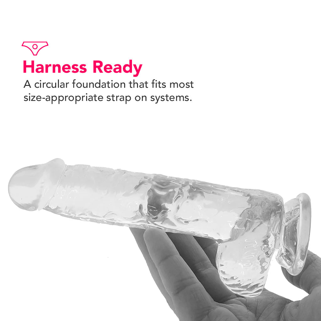 Naturally Yours 6 Inch Crystalline Dildo in Clear Dildo Sex Toys > Realistic Dildos - Tophatter Daily Deals