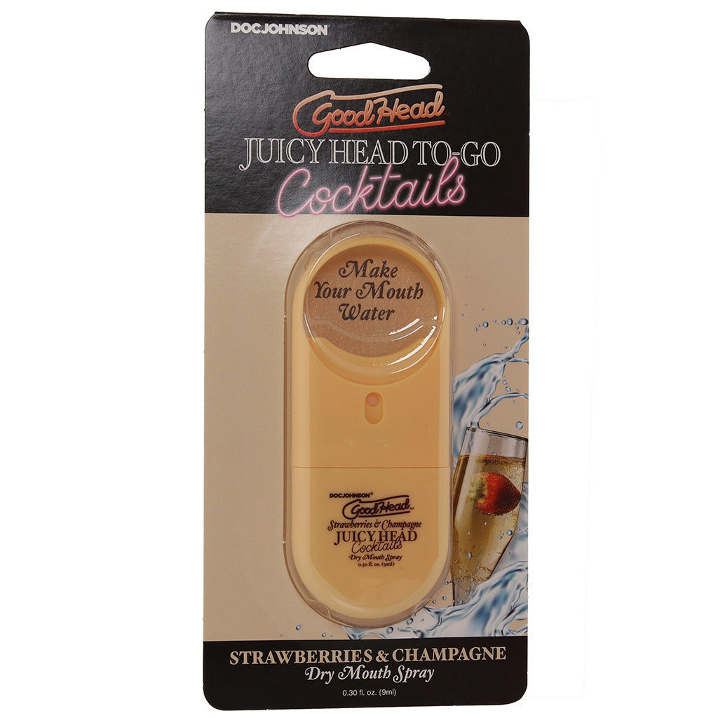 GoodHead Dry Mouth Spray To-Go in Champange & Berry Lubes and Lotions > Flavored Sex Lubes - Tophatter Daily Deals