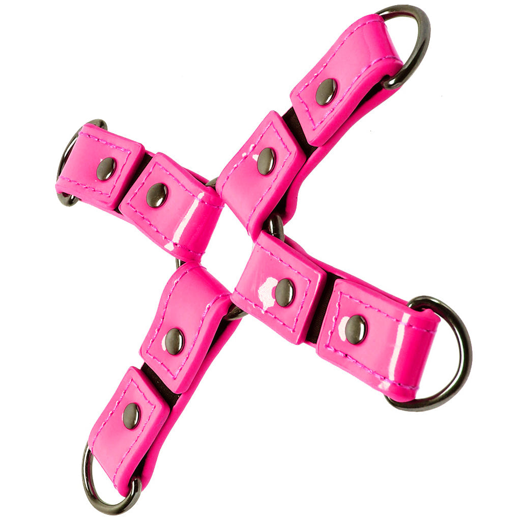 Electra Play Things Hog Tie in Neon Pink Bondage and Fetish > Restraints - Tophatter Daily Deals