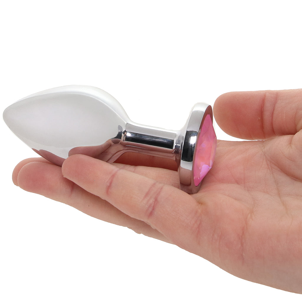 Rear Assets Medium Pink Gem Plug Anal Sex Toys > Butt Plugs - Tophatter Daily Deals