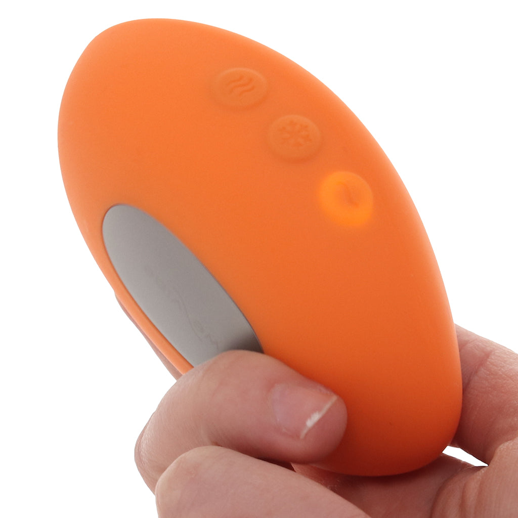 We-Vibe Temp Temperature Play Vibe in Tangerine - Tophatter's Vibrator Deals Online Vibrators > Clitoral Stimulators - Tophatter Daily Deals