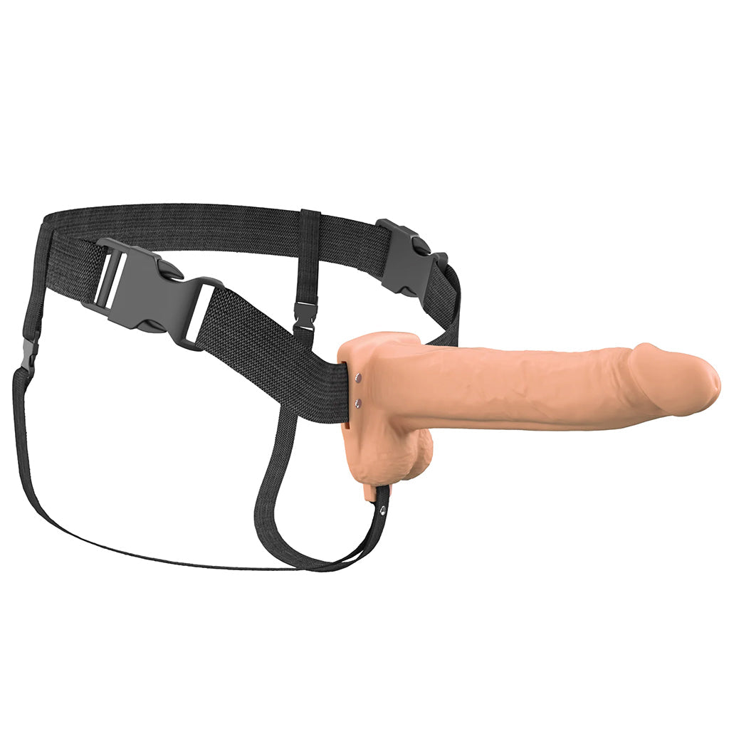 Fantasy X-tensions 8 Inch Hollow Strap-On Vibe in Light Male Enhancement > Extenders and Sleeves - Tophatter Daily Deals