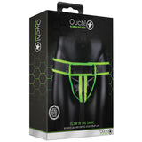 Ouch! Glow In The Dark Striped Pouch Jock Strap /XL Bondage and Fetish > Men's Bondage Wear - Tophatter Daily Deals