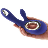 SORAYA Wave G-Spot and Clitoral Vibrator in Midnight Blue Vibrators > Rabbit Vibrators - Tophatter Daily Deals