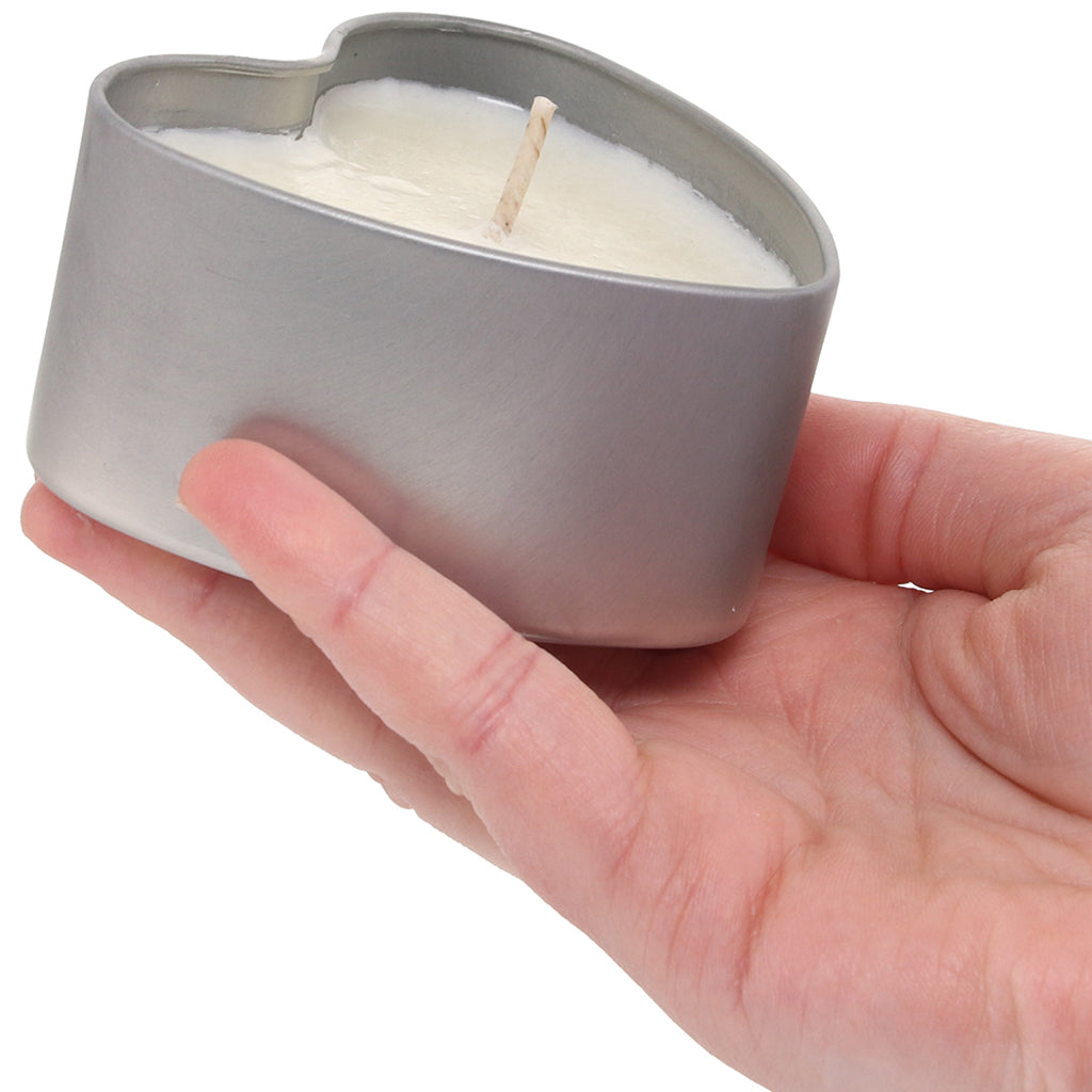 3-in-1 Massage Heart Candle 4oz/113g in Stiletto Lubes and Lotions > Erotic Massage Oils - Tophatter Daily Deals