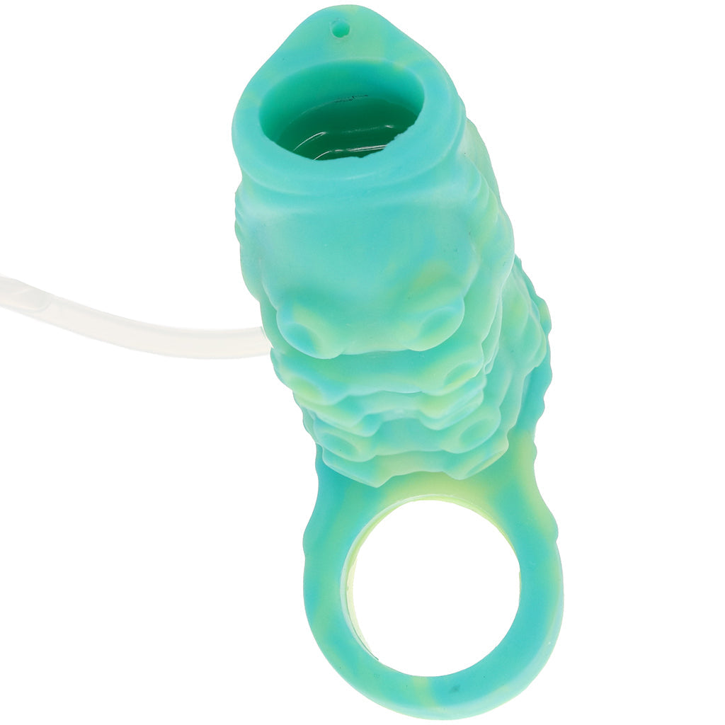 Creature Cocks Tentacle Squirting Enhancer in Green - Tophatter's Adult Sex Toys Online Male Enhancement > Extenders and Sleeves - Tophatter Daily Deals