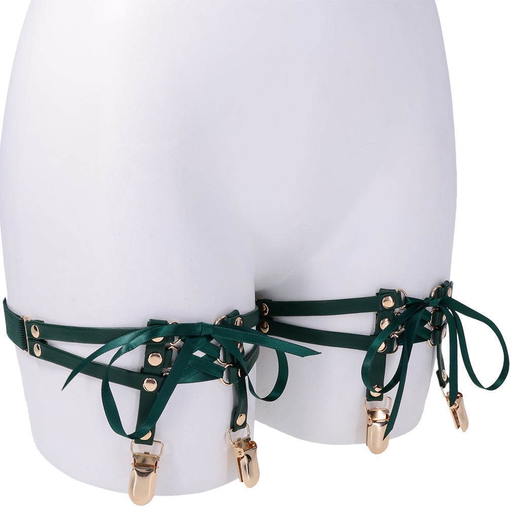Sex & Mischief Indica Lace Up Garters Bondage and Fetish > Tools & Accessories - Tophatter Daily Deals