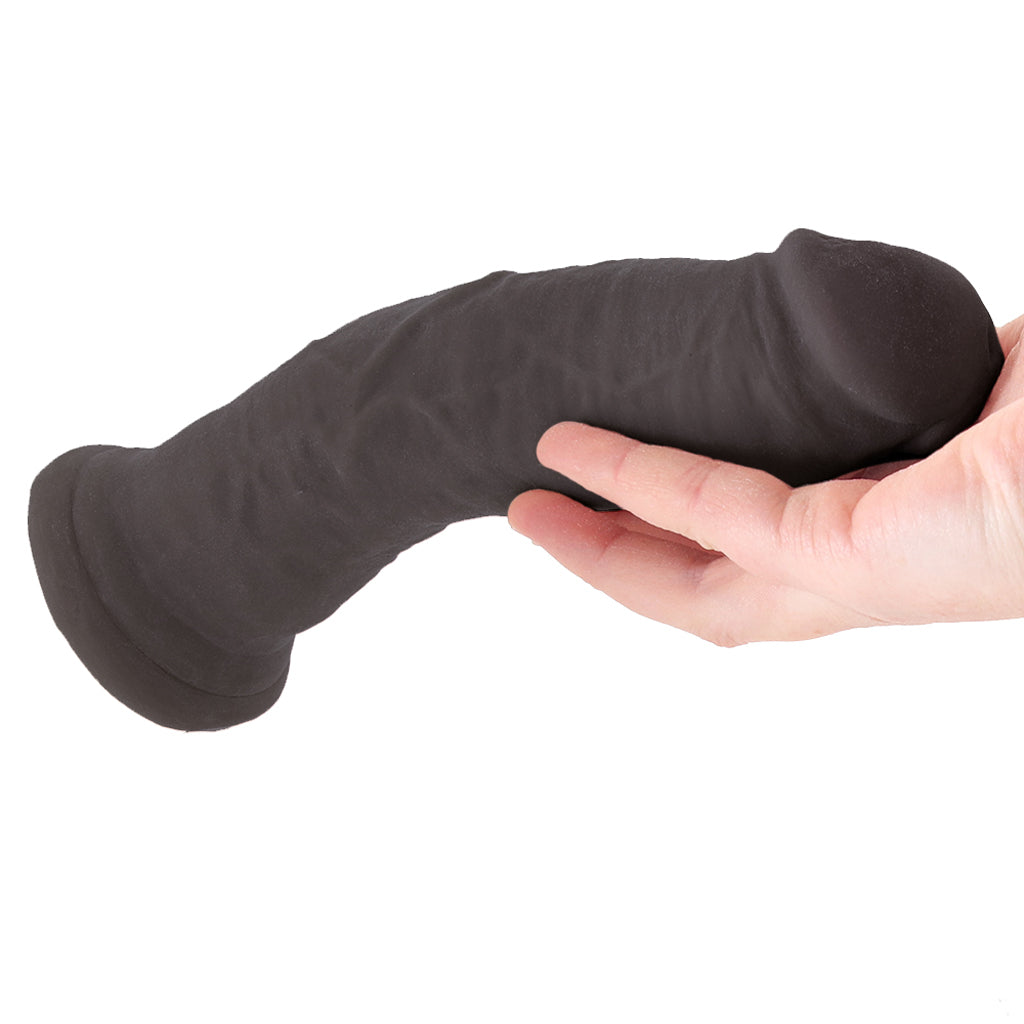 Dr. Skin Plus 8 Inch Thick Posable Dildo in Black Dildo Sex Toys > Realistic Dildos - Tophatter Daily Deals