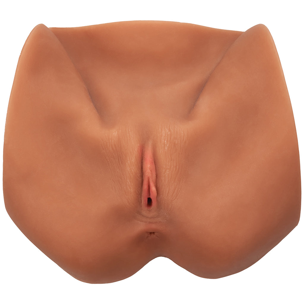 Stroke It Life-Size Pussy Masturbator in Brown - Tophatter's Adult Products Male Masturbators > Full Sized - Tophatter Daily Deals