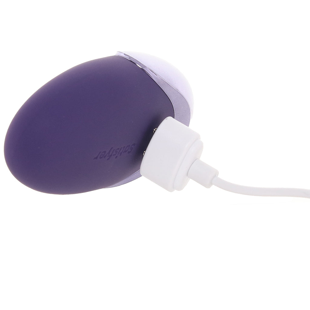 Satisfyer Purple Pleasure Lay-On Vibrator Vibrators > Clitoral Stimulators - Tophatter Daily Deals