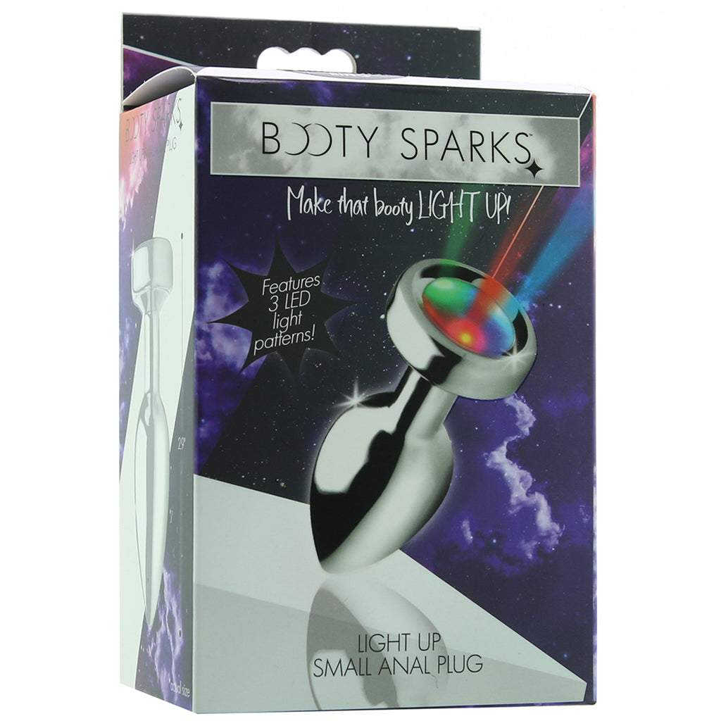 Booty Sparks Silver Light Up Anal Plug in Small - Tophatter's Adult Products Anal Sex Toys > Butt Plugs - Tophatter Daily Deals