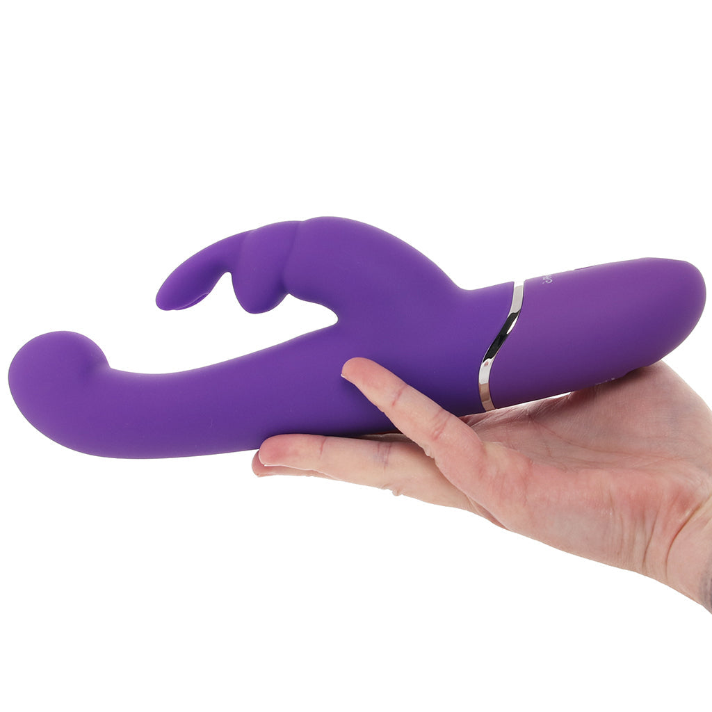 PinkCherry G-Spot Stroker Rabbit Vibe in Purple - Tophatter's Adult Sex Toys Online Vibrators > Rabbit Vibrators - Tophatter Daily Deals