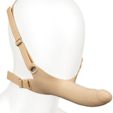 Accommodator Silicone Chin Strap Dildo in Ivory Dildo Sex Toys > Strap-On and Harnesses - Tophatter Daily Deals