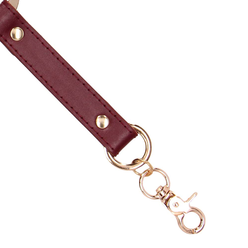 Ouch! Halo Hogtie Connector in Burgundy Bondage and Fetish > Restraints - Tophatter Daily Deals