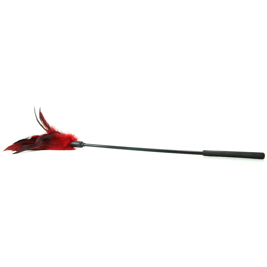 Starburst Feather Body Tickler in Red Bondage and Fetish > Tools & Accessories - Tophatter Daily Deals