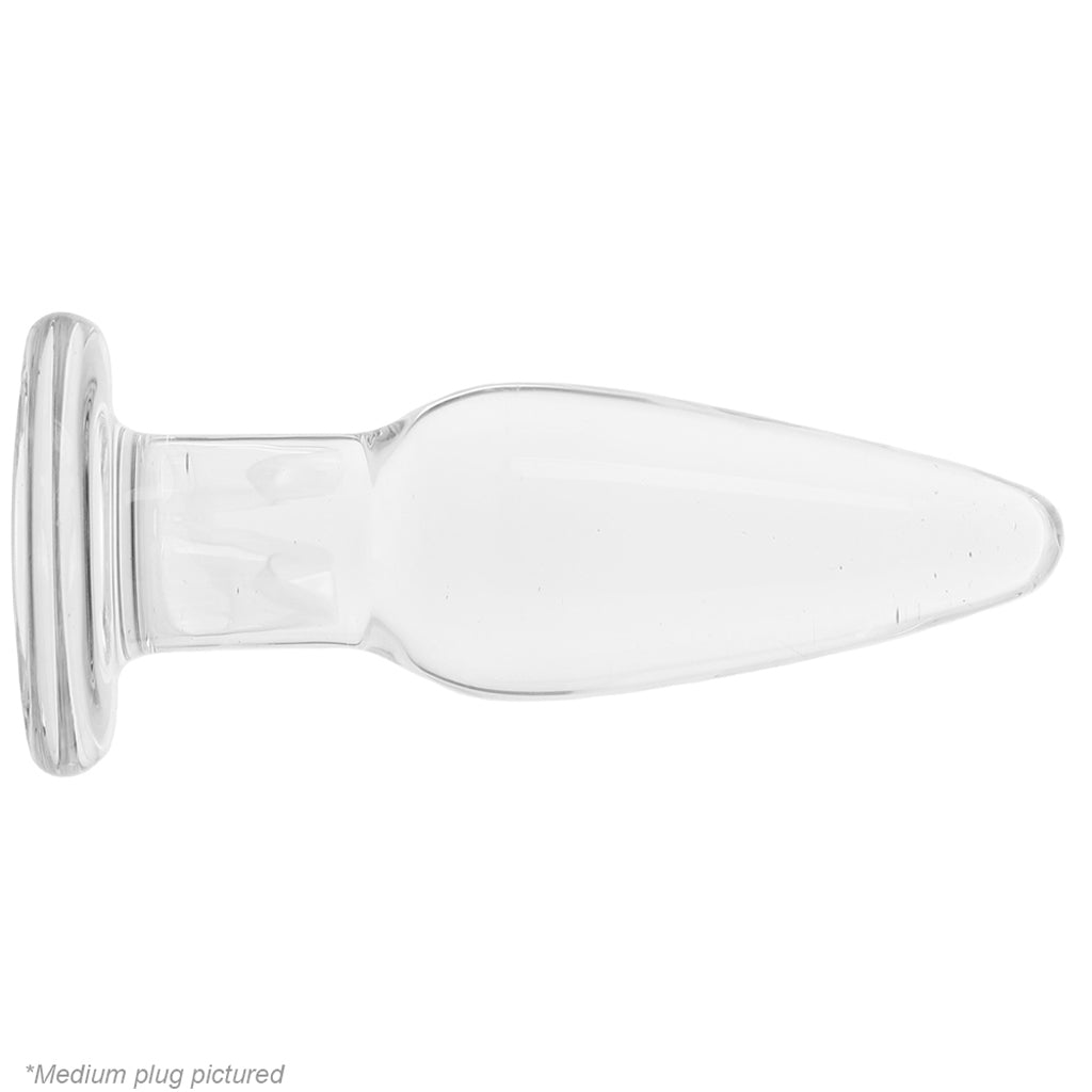 Crystal Premium Glass Tapered Anal Trainer Kit in Clear Anal Sex Toys > Butt Plugs - Tophatter Daily Deals