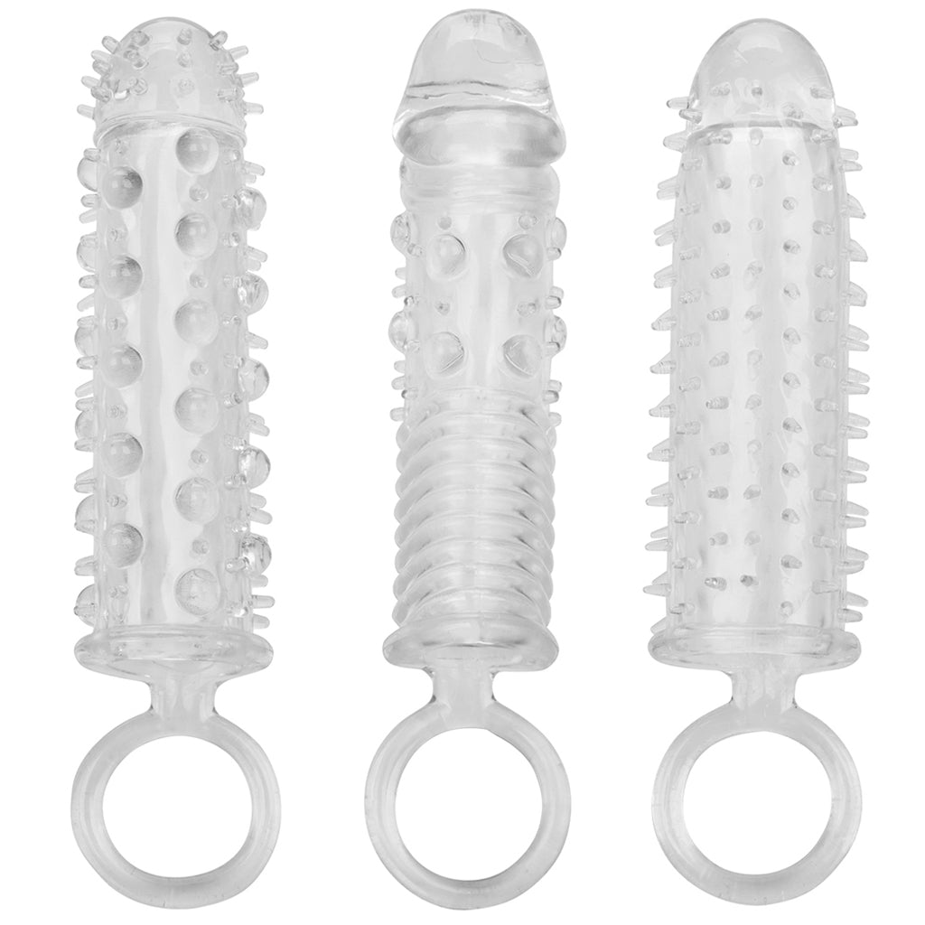 3-Piece Penis Extension Set Male Enhancement > Extenders and Sleeves - Tophatter Daily Deals