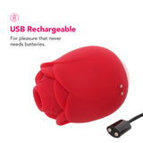 PinkCherry Rose Vibrator 2.0 - 10 Modes Pleasure Air Clitoral Suction Stimulator Vibrators > Clitoral Stimulators - Tophatter Daily Deals
