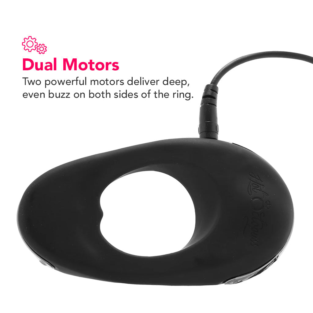 Atom Plus Vibrating Silicone Cock Ring Cock Rings - Tophatter Daily Deals