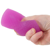 Pop Sock! Beaded Stroker in Purple - Tophatter's Adult Sex Toys Online Male Masturbators > Discreet Masturbators - Tophatter Daily Deals