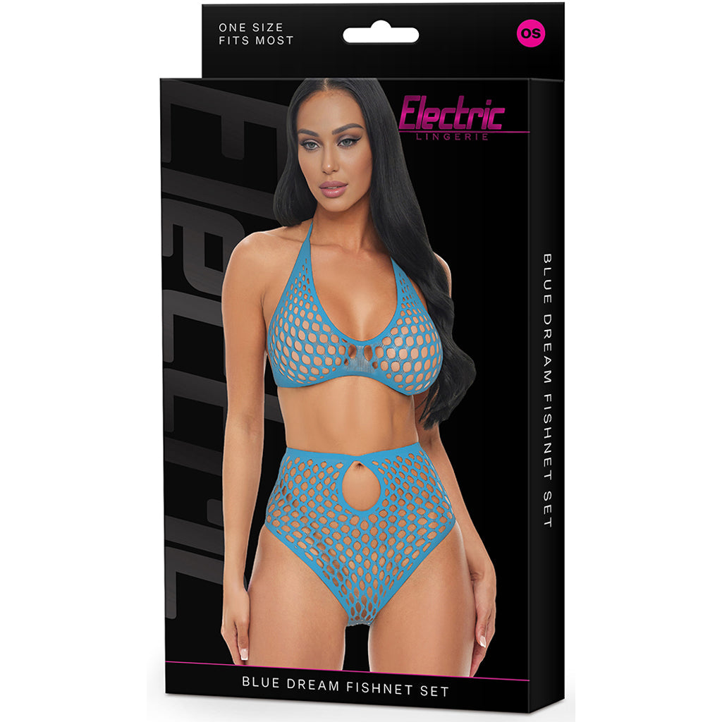 Blue Dream Fishnet Set Lingerie > Lingerie - Tophatter Daily Deals