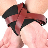 Ex's & Oh's Cross Wrist Cuffs - Tophatter's Adult Sex Toys Online Bondage and Fetish > Wrist and Ankle Cuffs - Tophatter Daily Deals