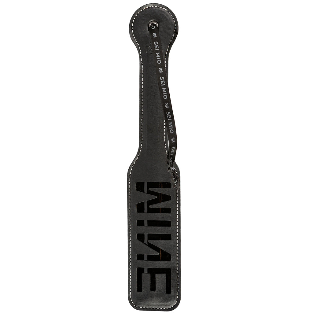 Sei Mio You're All Mine Impression Paddle - Tophatter's Adult Sex Toys Online Bondage and Fetish > Whips and Crops - Tophatter Daily Deals