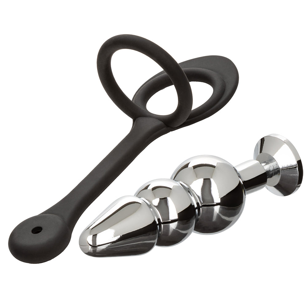 Star F**ker Erection Enhancer and Beaded Plug - Tophatter's Adult Products Anal Sex Toys > Butt Plugs - Tophatter Daily Deals