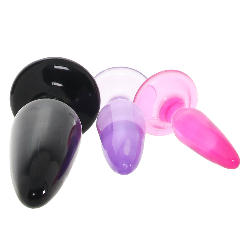 Jelly Rancher Anal Trainer Pleasure Plugs Kit - Tophatter's Adult Products Anal Sex Toys > Anal Starter Toys - Tophatter Daily Deals