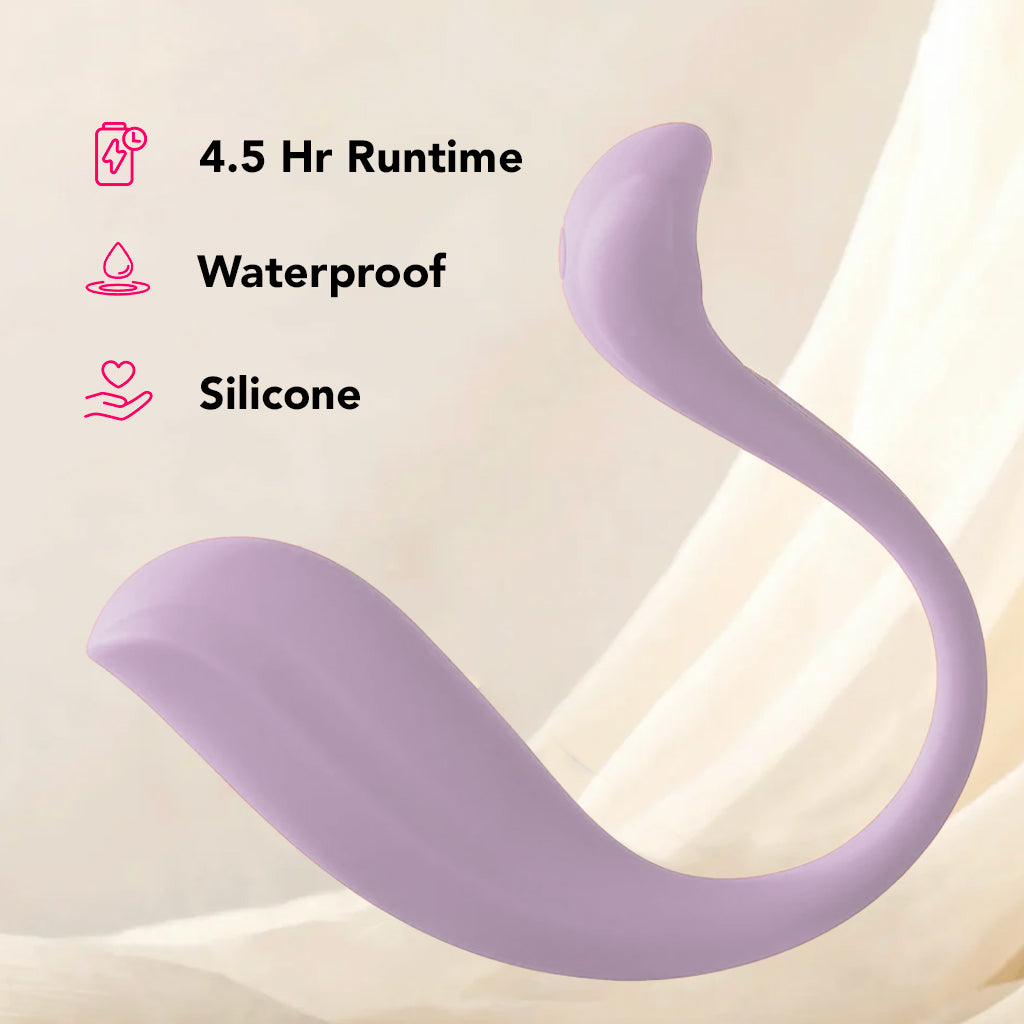 Phoenix Neo 2 App Controlled Vibe in Pastel Lilac Vibrators > G-Spot Vibrators - Tophatter Daily Deals