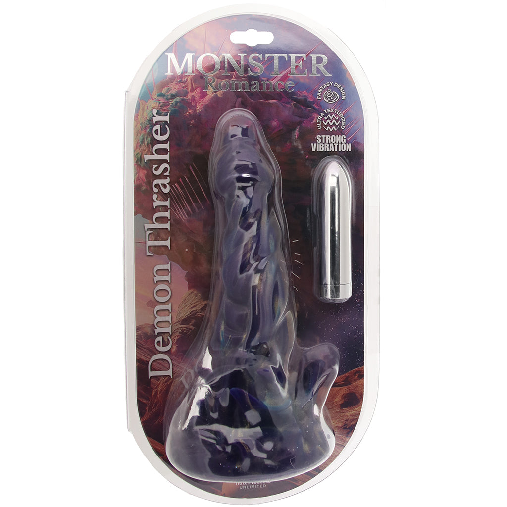 Monster Romance Demon Thrasher Dildo with Bullet Vibe Dildo Sex Toys > G-Spot Dildos - Tophatter Daily Deals