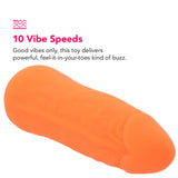 Studs Mini Vibe in Orange Vibrators > Clitoral Stimulators - Tophatter Daily Deals