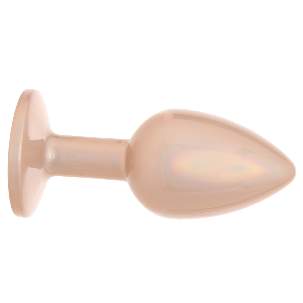 Rear Assets Small Metal Butt Plug in Champagne - Tophatter's Adult Sex Toys Online Anal Sex Toys > Butt Plugs - Tophatter Daily Deals