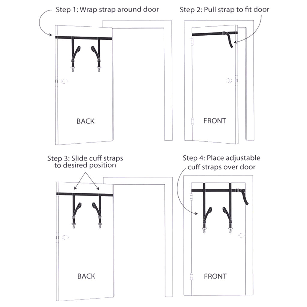 Edge Adjustable Door Restraints Bondage and Fetish > Restraints - Tophatter Daily Deals