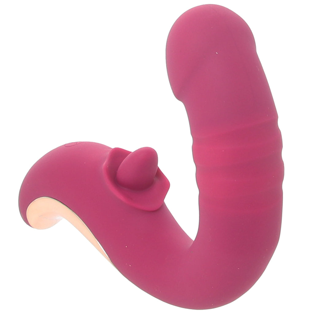 Lickgasm Tease & Please Vibe - Tophatter's Vibrator Deals Online Vibrators > Rabbit Vibrators - Tophatter Daily Deals