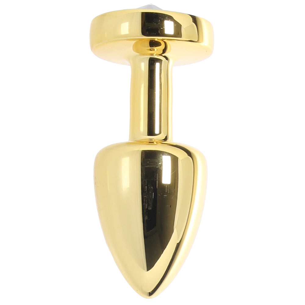 Gemsations 2 Inch Beginners Bling Bling Plug in Gold - Tophatter's Adult Sex Toys Online Anal Sex Toys > Butt Plugs - Tophatter Daily Deals