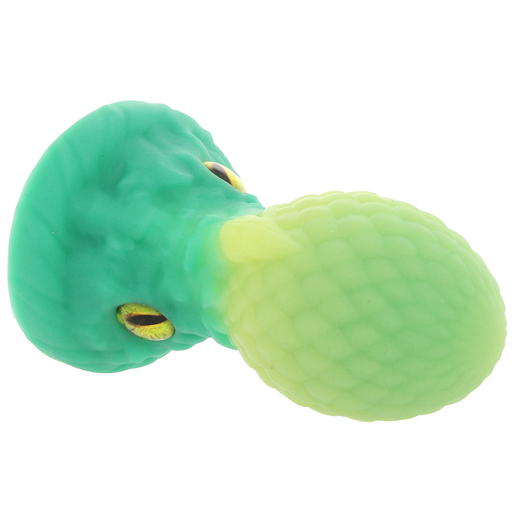 Creature Cocks Eye of the Dragon Silicone Plug in Green - Tophatter's Adult Sex Toys Online Anal Sex Toys > Butt Plugs - Tophatter Daily Deals