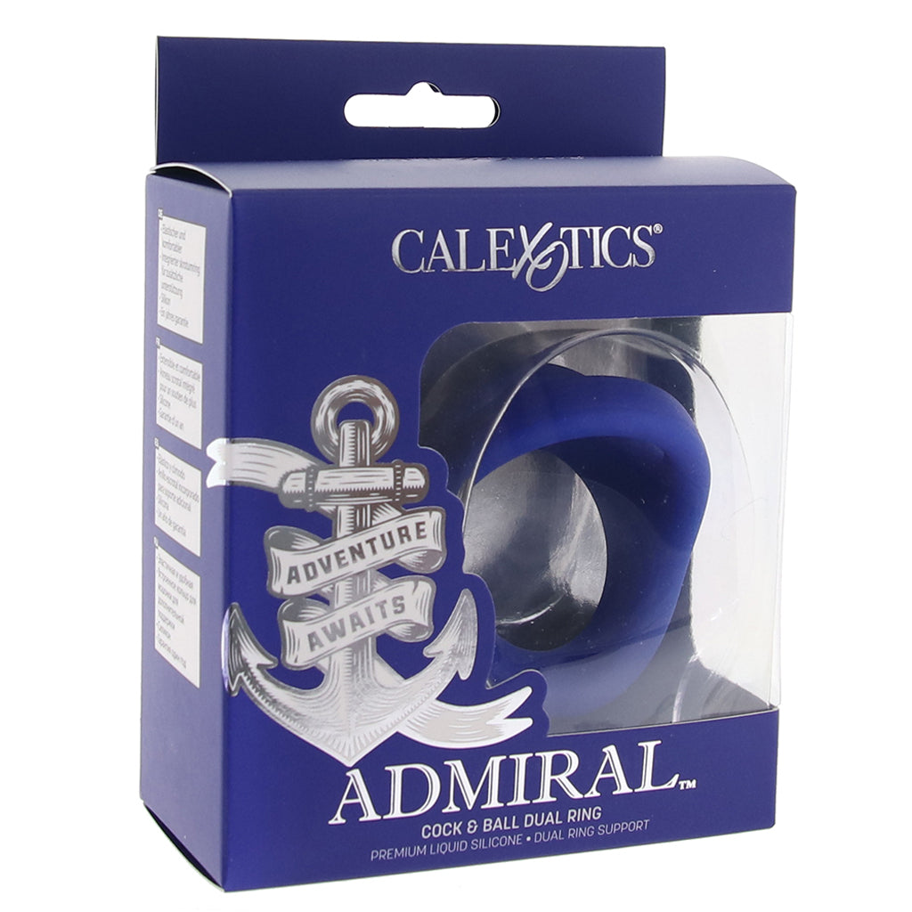 Admiral Cock & Ball Dual Ring Cock Rings - Tophatter Daily Deals
