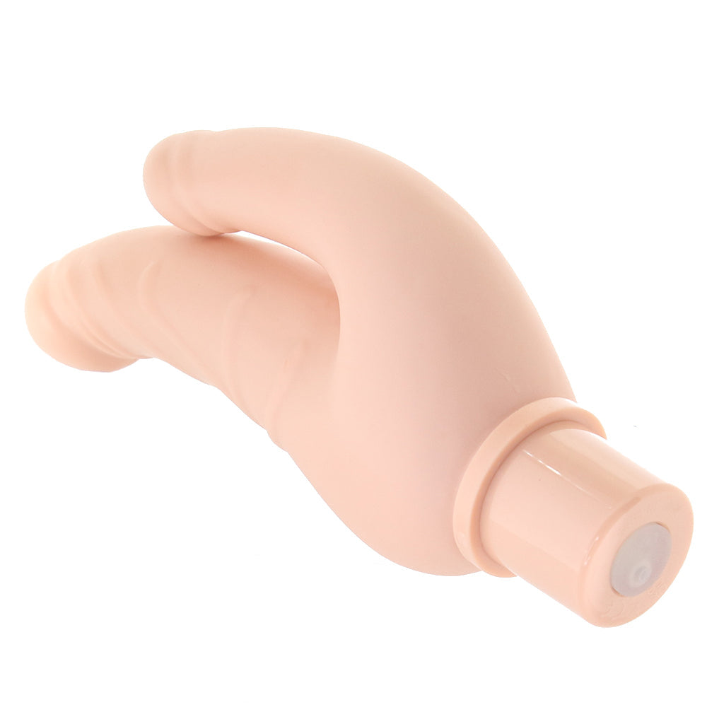 Power Stud Rechargeable Over & Under Vibe in White - Tophatter's Adult Products Dildo Sex Toys > Realistic Dildos - Tophatter Daily Deals