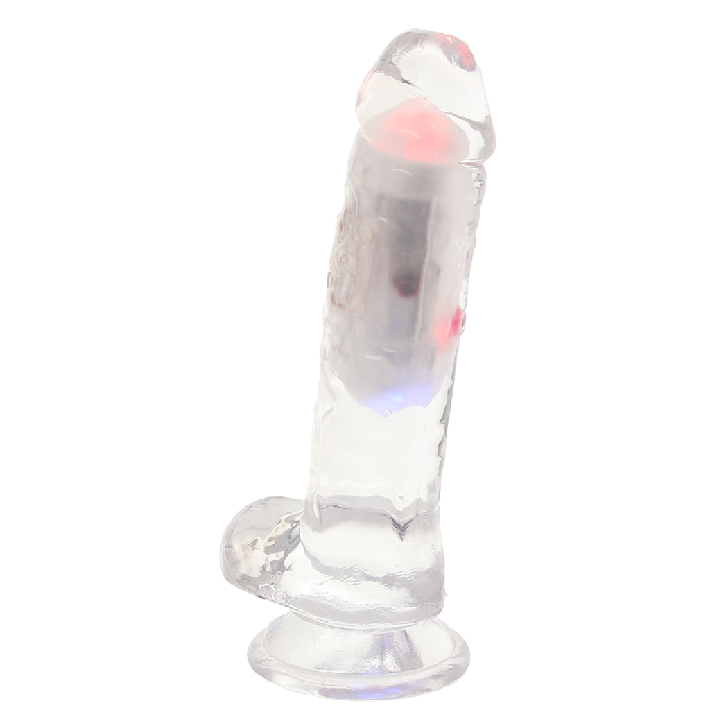 RealRock 6 Inch Light Up Vibrating Ballsy Dildo - Tophatter's Adult Sex Toys Online Vibrators > Realistic Vibrator Dildos - Tophatter Daily Deals