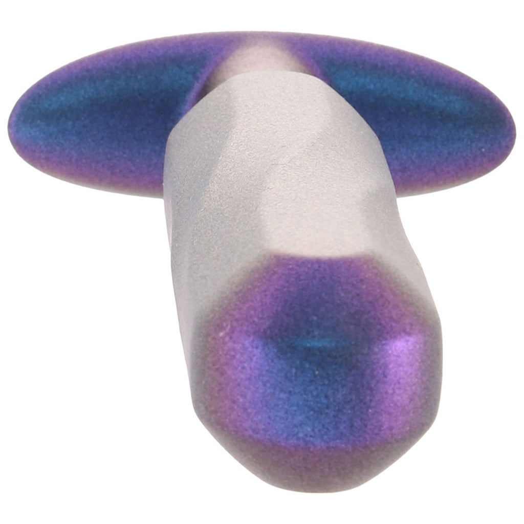 Ouch! Smooth Silicone Oblong Butt Plug in Metallic Blue Anal Sex Toys > Butt Plugs - Tophatter Daily Deals