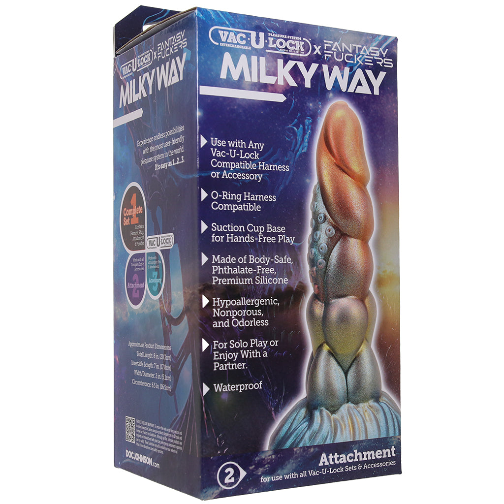 Fantasy F*ckers Milky Way Vac-U-Lock Dildo Dildo Sex Toys > G-Spot Dildos - Tophatter Daily Deals