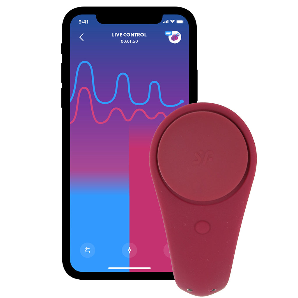 Satisfyer Sexy Secret Panty Vibe in Merlot Vibrators > Wearable & Panty Vibrators - Tophatter Daily Deals