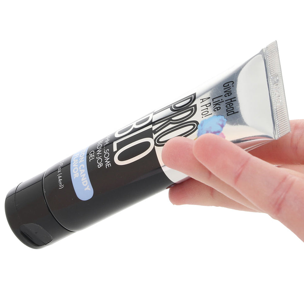 Pro Blo Flavored Oral Gel 1.5oz/44ml in Cotton Candy - Tophatter's Adult Sex Toys Online Lubes and Lotions > Female Enhancement - Tophatter Daily Deals