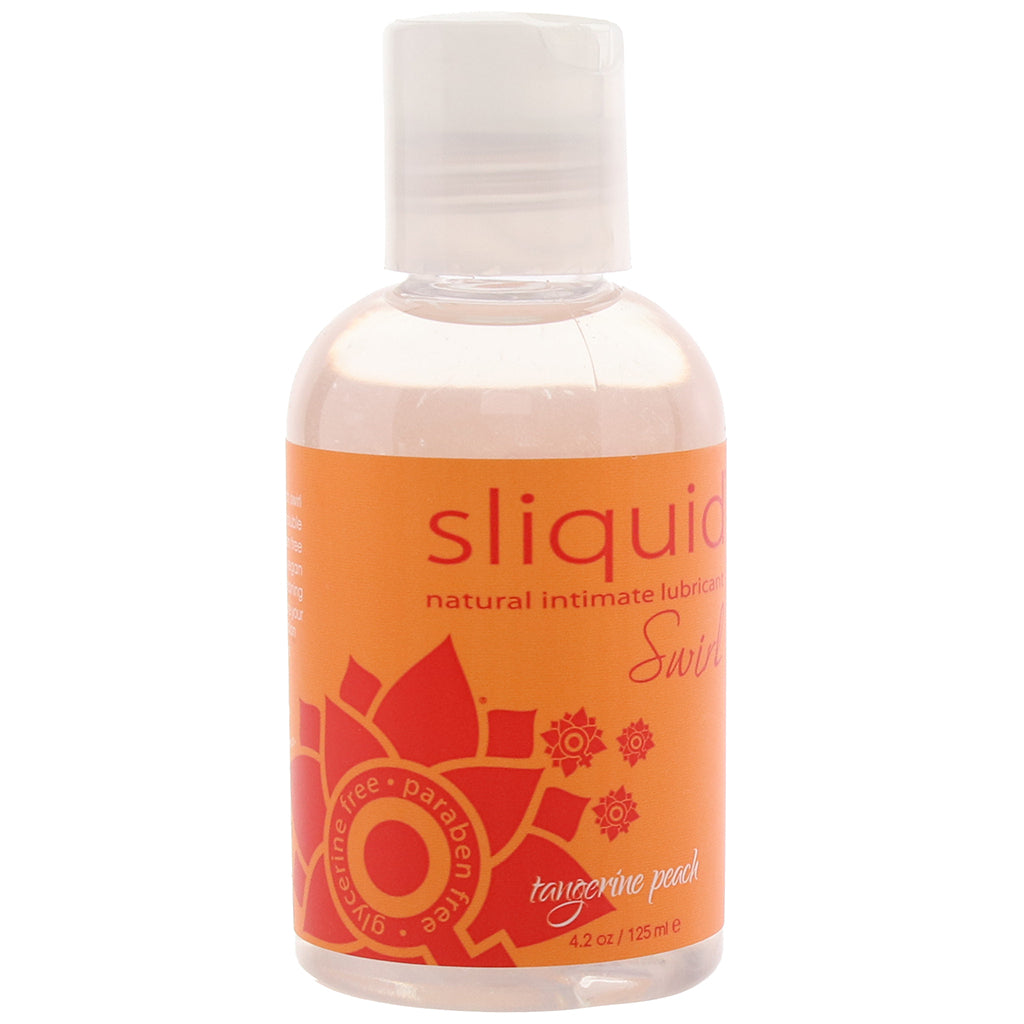 Swirl Flavored Lube 4.2oz/125ml in Tangerine Peach Lubes and Lotions > Flavored Sex Lubes - Tophatter Daily Deals