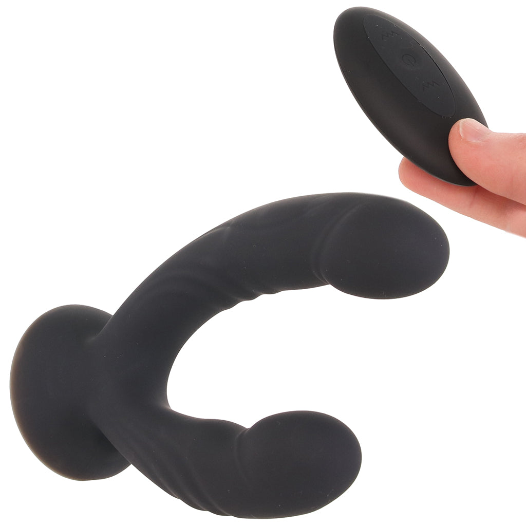 Inya Duet Vibrating Double Dildo in Black Vibrators > Double Penetration - Tophatter Daily Deals