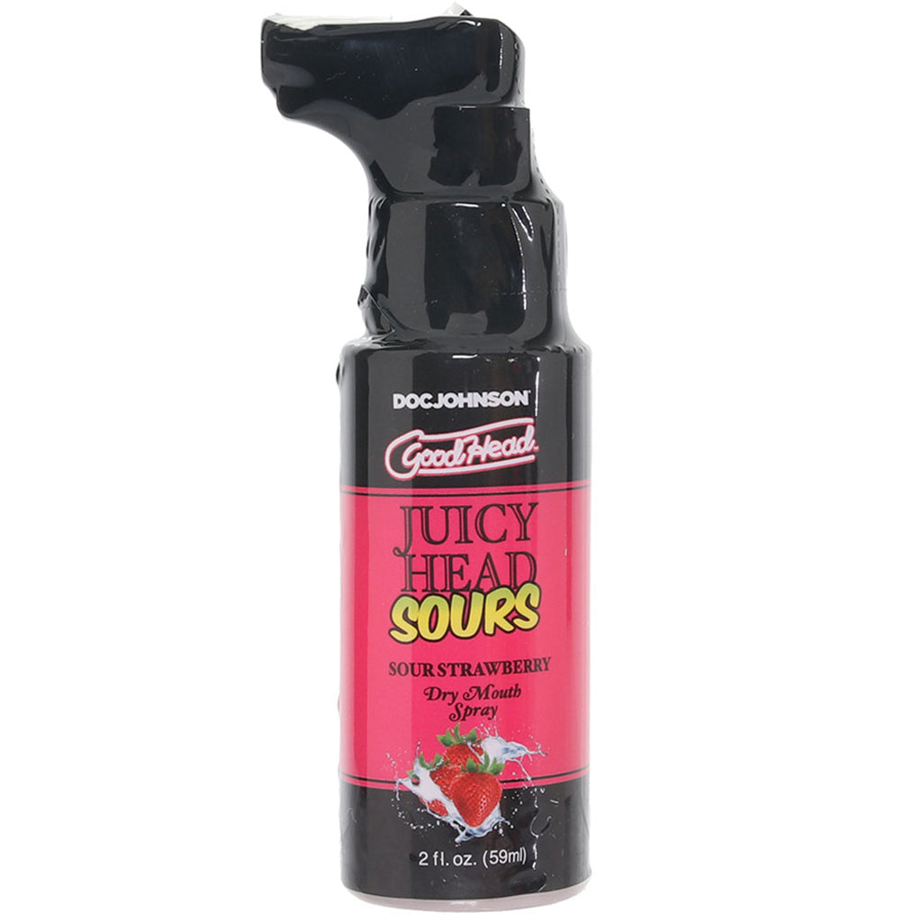 GoodHead Juicy Head Mouth Spray 2oz/59ml in Sour Strawberry - Tophatter's Adult Sex Toys Online Lubes and Lotions > Flavored Sex Lubes - Tophatter Daily Deals