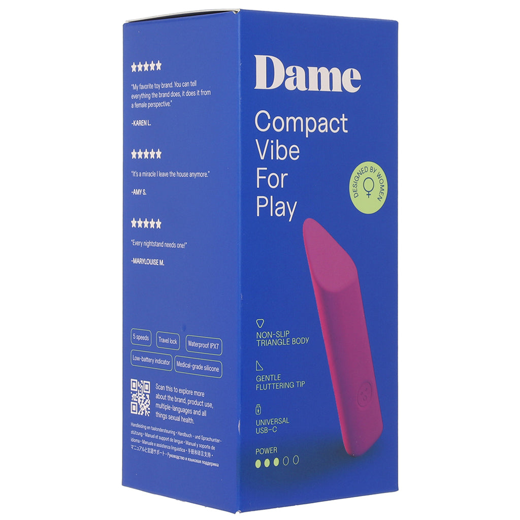 Dame Zig Compact Vibe Vibrators > Bullet and Egg Vibrators - Tophatter Daily Deals